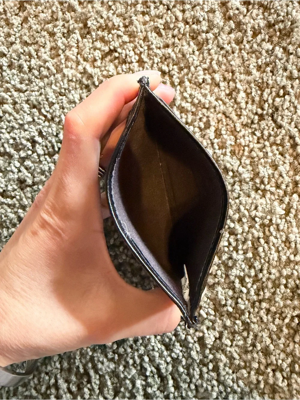 Goodfellow & Co Dark Brown Leather Card Sleeve